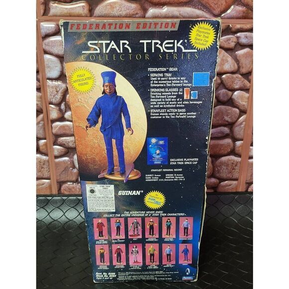 Rare Guinan 9" Star Trek The Next Generation Federation Edition Playmates #A94 - Picture 4 of 8